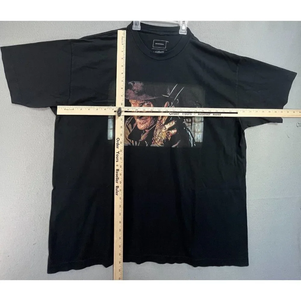 Nightmare on Elm Street Freddy Krueger Adult T-Shirt Tee Black XXL Short Sleeve - Picture 3 of 5